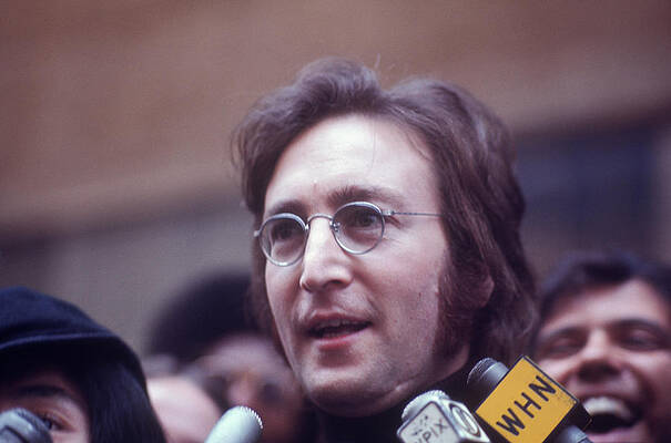 Wall Art featuring the photograph John Lennon #1 by Art Zelin