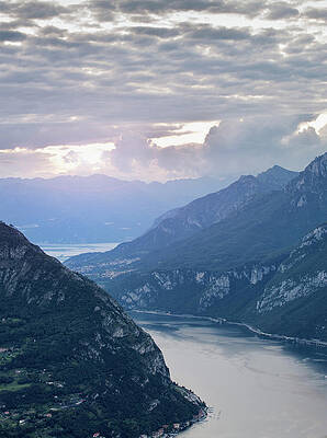 Wall Art featuring the photograph Lake Of Como, Italy #1 by Deimagine