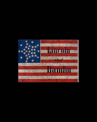 Vintage Wall Art featuring the digital art Lincoln Hamlin Vintage #1 by Flippin Sweet Gear