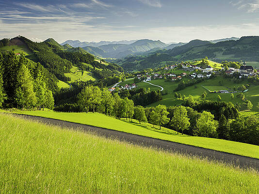 Maria Neustift, Alpine Foothills, Upper Austria, Austria #1 Print