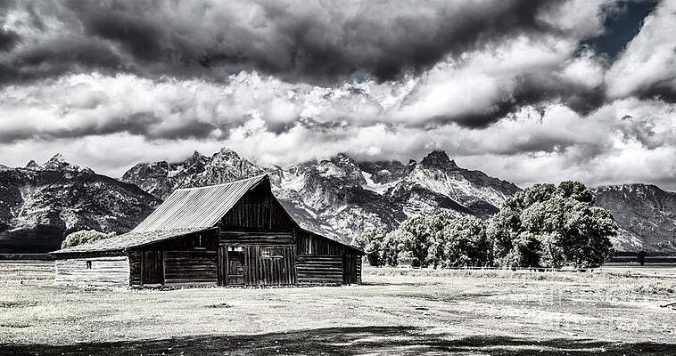 Mountain Photograph - Mormon Row - Grand Tetons #4 by Bruce Block