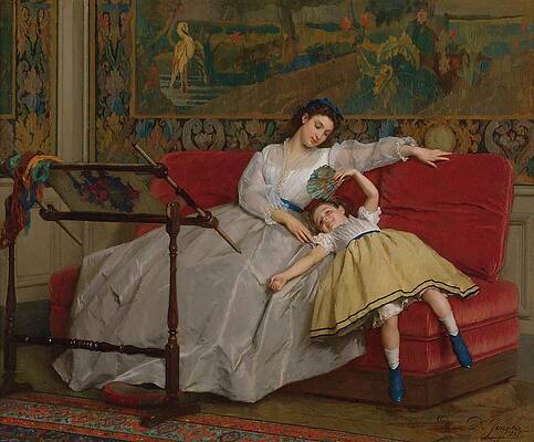 Famous Gustave Leonard De Jonghe Paintings for Sale