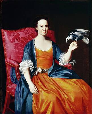 John Singleton Copley Painting - Mrs. Benjamin Hallowell by John Singleton Copley
