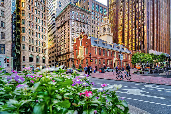 Architecture Digital Art - Old State House Museum, Boston, Ma #1 by Laura Zeid