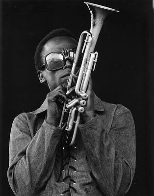 Jazz Musician with Trumpet Wall Art
