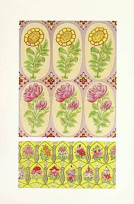 John Charles Robinson Painting - Persian Designs For Textile Fabrics by John Charles Robinson