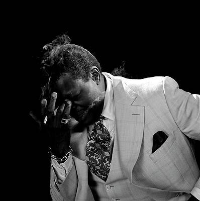 Man in Contemplative Pose Photograph