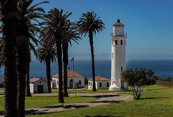 Sky Photograph - Point Vicente Lighthouse #2 by Ed Clark