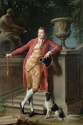 Pompeo Batoni Painting - Portrait Of John Talbot, Later 1st Earl Talbot by Pompeo Batoni