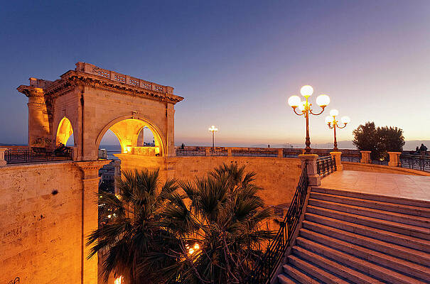 Lamp Wall Art featuring the digital art Sardinia, Cagliari, Italy #1 by Giuseppe Greco