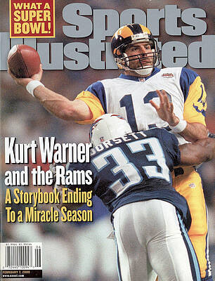 Kurt Warner's Super Bowl Victory Wall Art