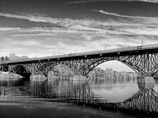 Philadelphia Wall Art featuring the photograph Strawberry Mansion Bridge #1 by Louis Dallara