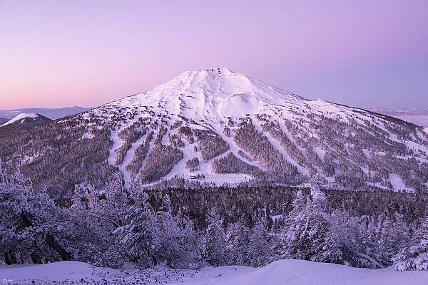 Sunrise at Mt. Bachelor by Russell Wells