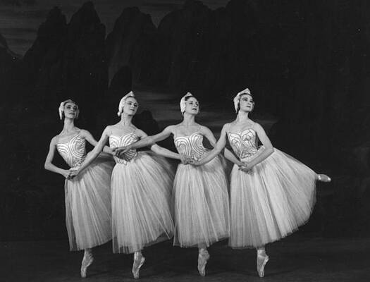 Elegant Ballet Quartet Performance Wall Art