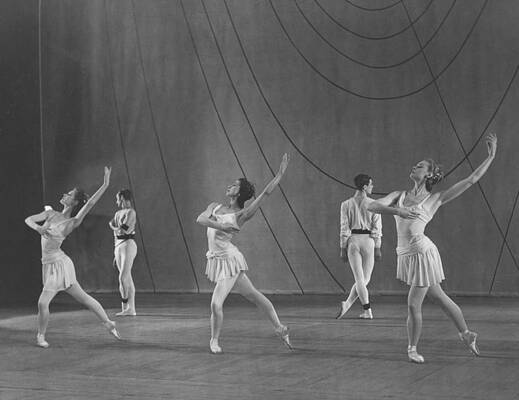 Classic Ballet Performance on Stage Wall Art