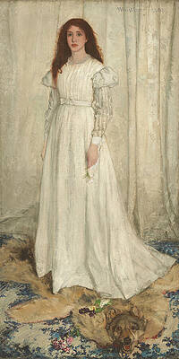 Dog Painting - Symphony In White No 1 The White Girl by James Mcneill Whistler