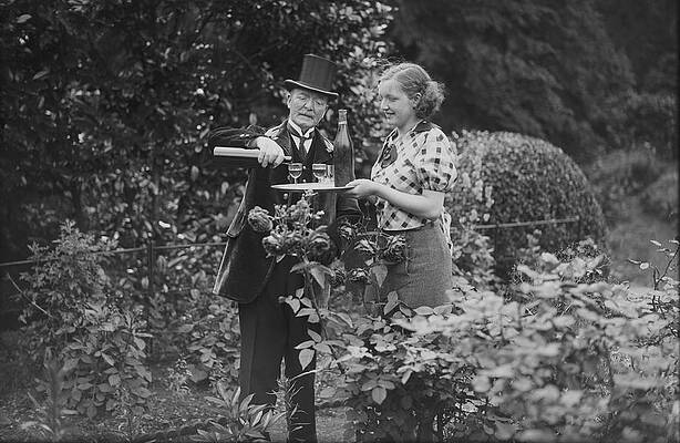 Wall Art featuring the photograph Teenagers Outdoors #1 by Bert Hardy