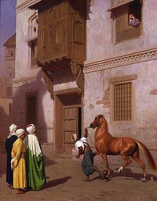 Jean Leon Gerome Painting - The Horse Market by Jean-leon Gerome