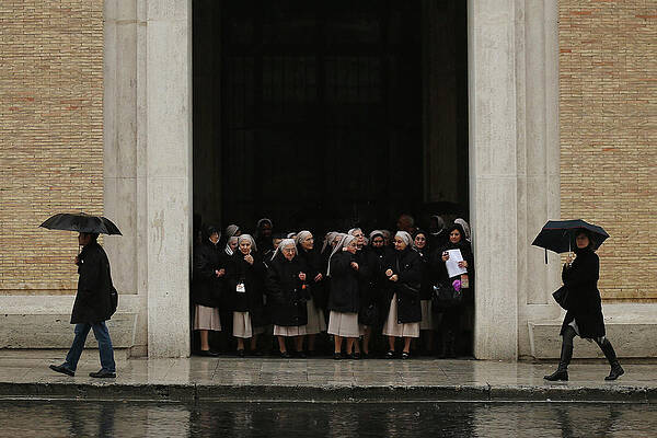 Wall Art featuring the photograph The Papal Conclave Day Two #1 by Dan Kitwood