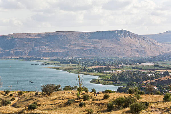 View Of Mount Arbel And Jesus Trail In Galilee, Israel #1 Print
