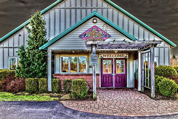 Spring Wall Art featuring the photograph White Springs Winery #1 by William Norton