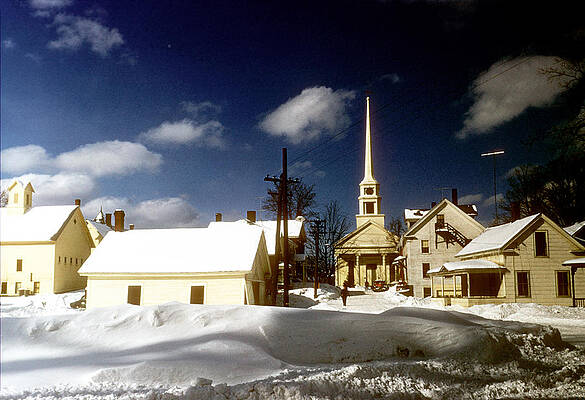 Wall Art featuring the photograph Winter In Vermont #1 by Michael Ochs Archives