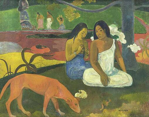 Arearea by Paul Gauguin Painting