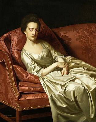 John Singleton Copley Painting - Portrait Of A Lady by John Singleton Copley