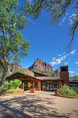 Wall Art featuring the digital art Zion National Park, Springdale, Ut #10 by Joanne Montenegro