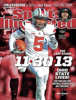 Ohio State Quarterback on Sports Illustrated Photograph