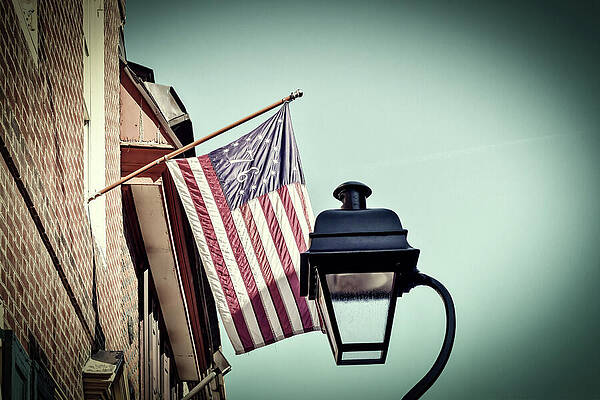 Lamp Wall Art featuring the digital art Usa, Pennsylvania, Philadelphia, Old #11 by Lumiere