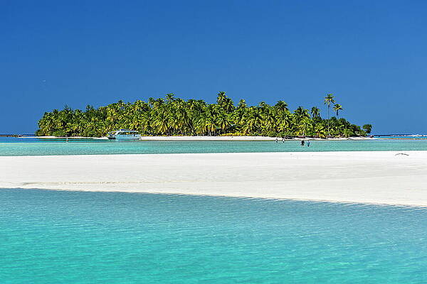 Paradise Wall Art featuring the digital art Cook Islands, Aitutaki, South Seas #12 by Reinhard Schmid