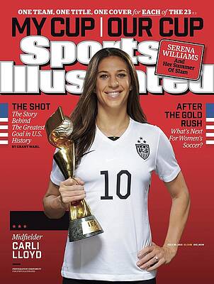 Carli Lloyd on Sports Illustrated Cover Photograph