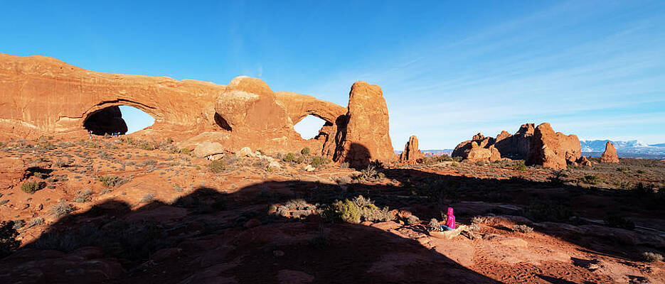 Wall Art featuring the digital art Arches National Park, Utah #13 by Jordan Banks