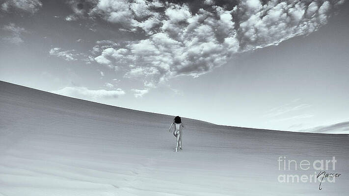 Wall Art featuring the photograph 1351 Sandy Dune Nude - Carino Hedy by Amyn Nasser - SurXposed