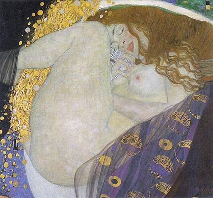 Danae by Gustav Klimt Wall Art