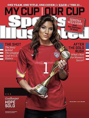 Hope Solo on Sports Illustrated Cover Photograph