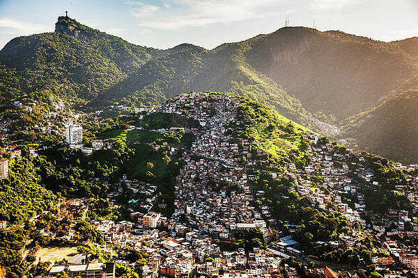 Wall Art featuring the digital art Cityscape, Rio De Janeiro, Brazil #19 by Antonino Bartuccio