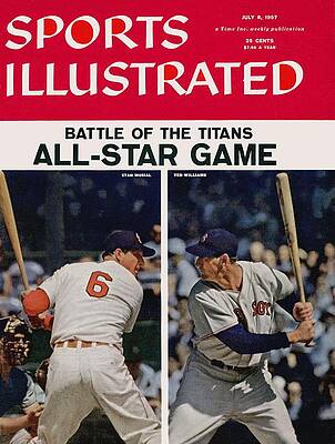 Stan Musial and Ted Williams All-Star Game Photograph