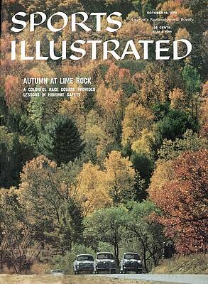 Autumn at Lime Rock Magazine Cover Photograph