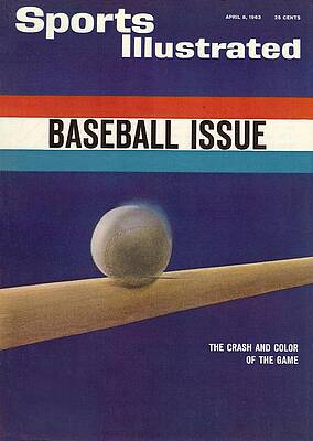 Vintage Sports Illustrated Baseball Cover Photograph