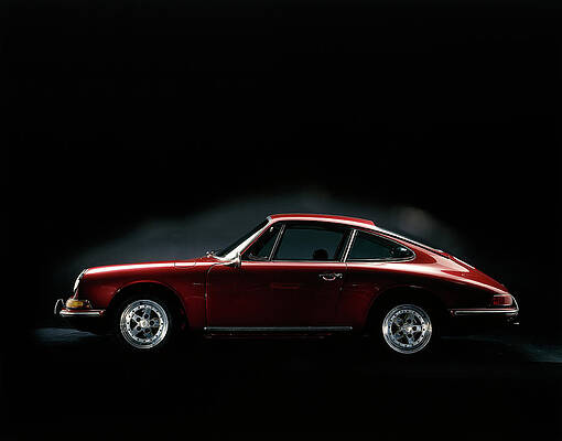 Classic Red Sports Car Wall Art