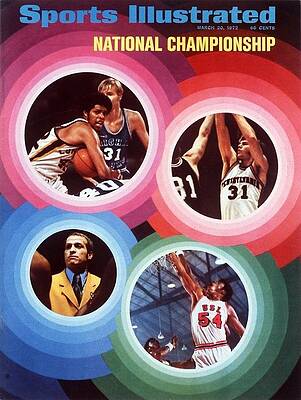 Basketball Coach Photograph - 1972 Ncaa Tournament Preview Sports Illustrated Cover by Sports Illustrated