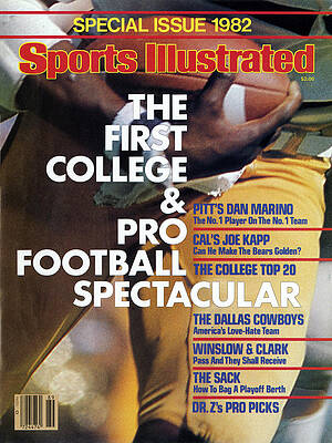Sports Illustrated 1982 Football Issue Photograph