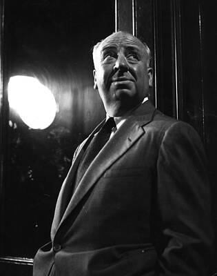 Wall Art featuring the photograph Alfred Hitchcock #2 by Baron