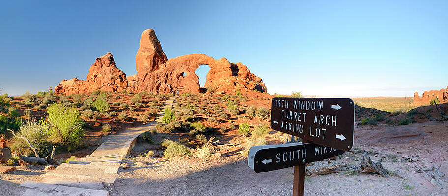 National Parks Wall Art featuring the digital art Arches National Park, Utah #2 by Francesco Carovillano