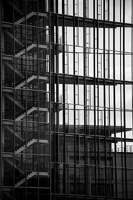 Reflection Wall Art featuring the photograph Architecture Of Stuttgart #3 by Robert Grac