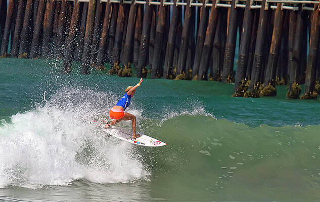 Bethany Wall Art featuring the photograph Bethany Hamilton Surfer Girl #2 by Waterdancer