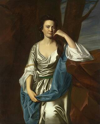 John Singleton Copley Painting - Catherine Greene by John Singleton Copley