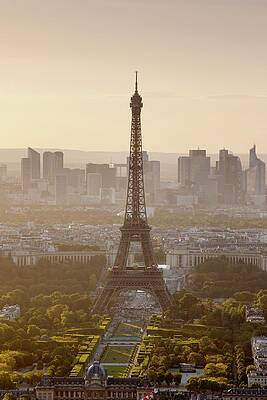 Wall Art featuring the digital art France, Paris, Eiffel Tower, Invalides, View Of The Eiffel Tower From Tour Montparnasse #2 by Massimo Ripani